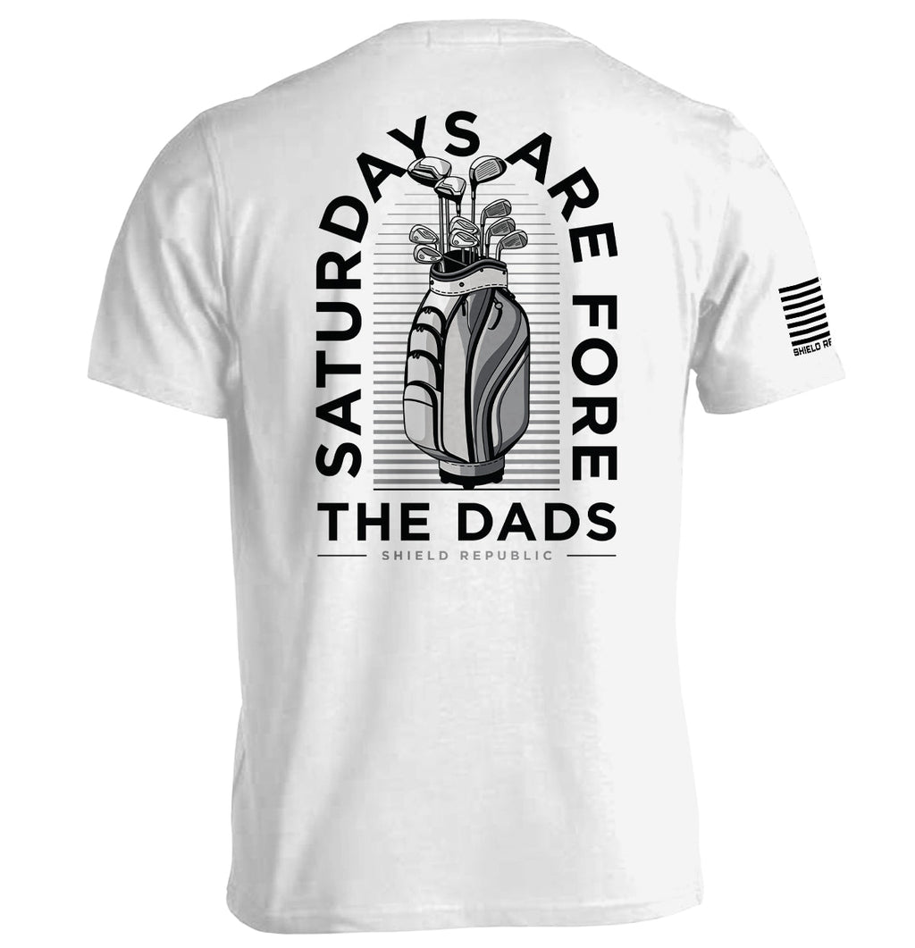 Saturdays Are For The Dads Golf Grey